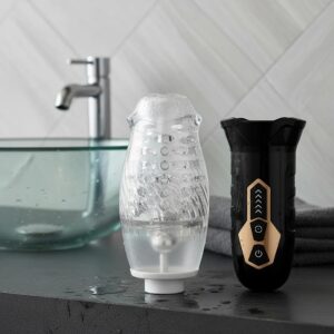 Masturbador Masculino Vibrador Rotación Vagina Recargaxxx038