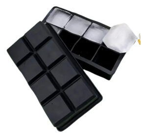 Hielera Molde De Silicona X 8 Cubitos Grandes