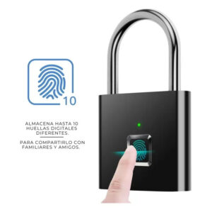 Candado De Seguridad Con Huella Digital Touch
