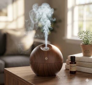 Humificador 120ml T/madera Redondo