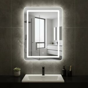 Espejo de baño con luz led 50 x 70 cms