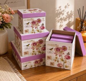 Cajas De Carton Cuadradas X3 Et2169
