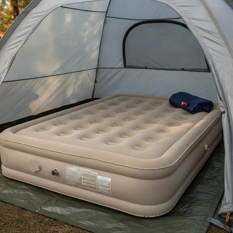Colchon sommier autoinflable 2 plazas recargable - Imagen 2