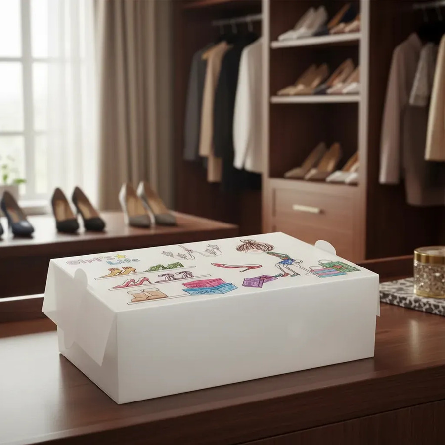 Caja Pvc Para Zapatos Chica - Imagen 2