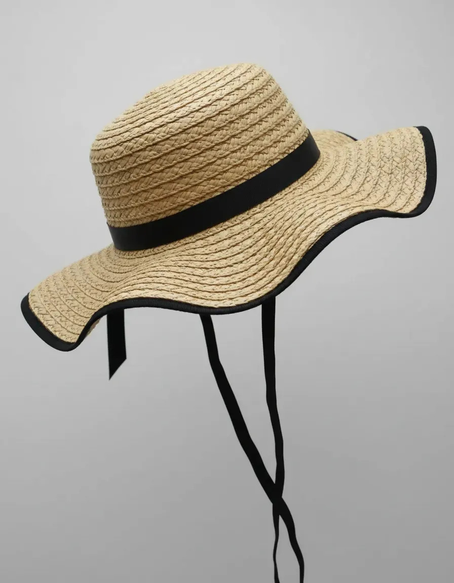 Sombrero De Dama Ala Ondeada 45747 - Imagen 4