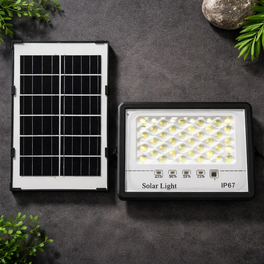 Foco solar 128 leds 100w new tns09-077