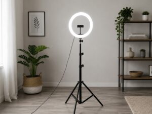 Aro de luz led 26 cms con tripode 1.6 mts y soporte cel