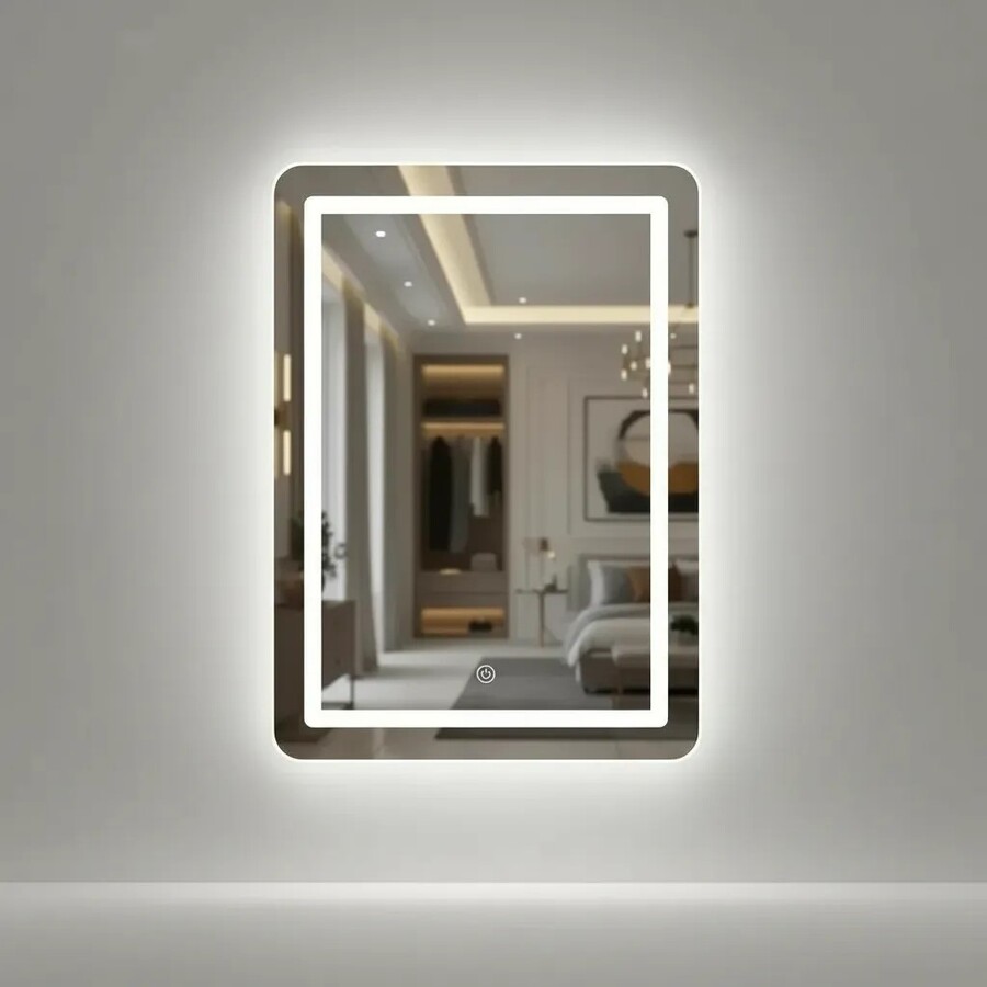 Espejo de baño con luz led 50 x 70 cms - Imagen 3