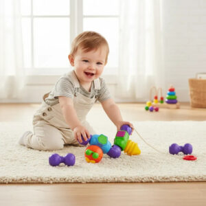 Juguete De Arrastre Con Blocks Oruga Con Sonido