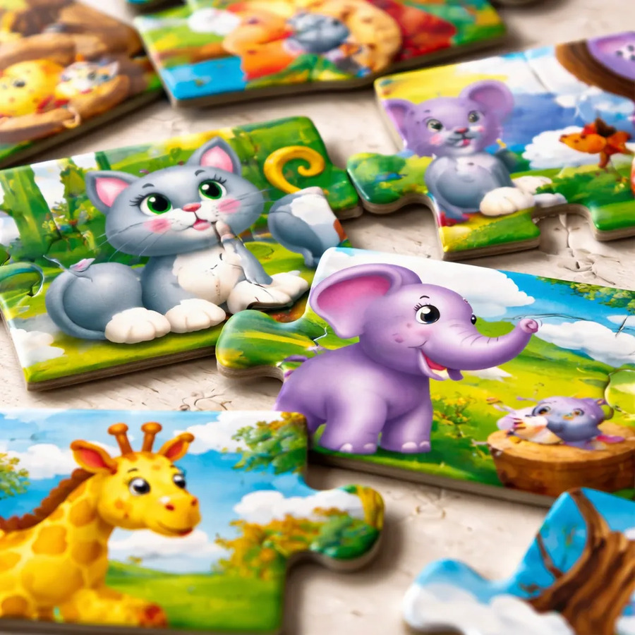 Juego De Caja Mama Y Sus Pequeños - Imagen 3