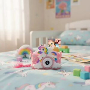 Camara De Fotos Infantil Unicornio Rosa Violeta