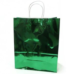 Bolsa de papel regalo metalizada chica