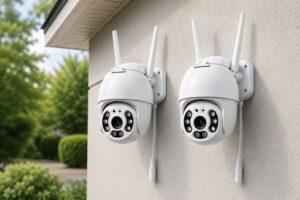 Kit x2 Camara Ip Wifi Infrarroja Exterior