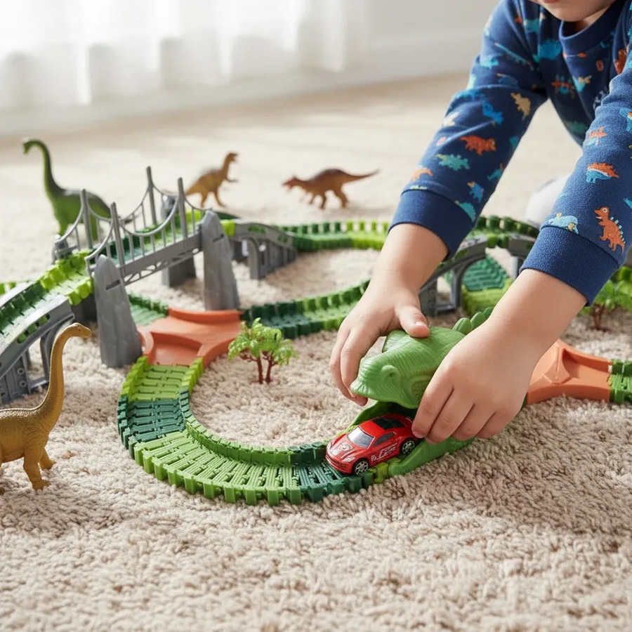 Pista De Dinosaurios 275 Piezas - Imagen 2