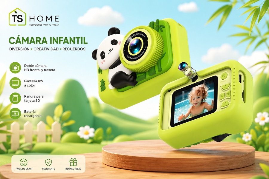 Camara de fotos infantil OSO PANDA - Imagen 2