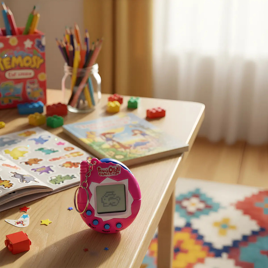 Mascota Virtual Tamagotchi En Huevo Colores - Imagen 3