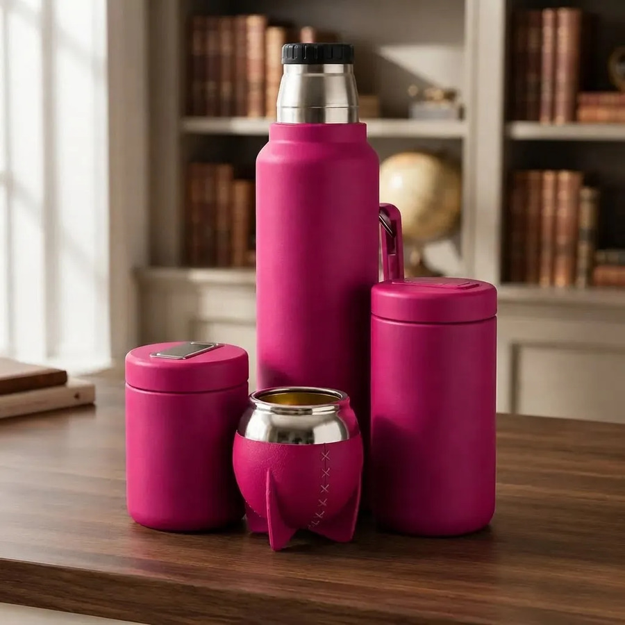 Kit Termo mate yerbera bombilla Owen - Imagen 3