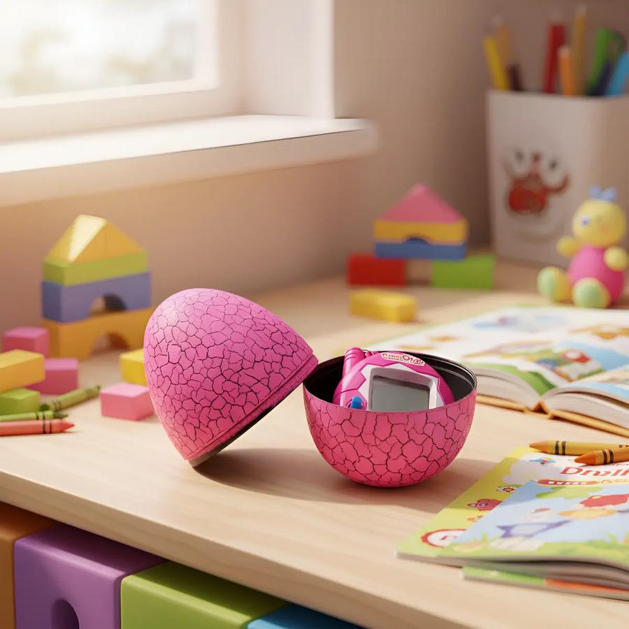 Mascota Virtual Tamagotchi En Huevo Colores - Imagen 4